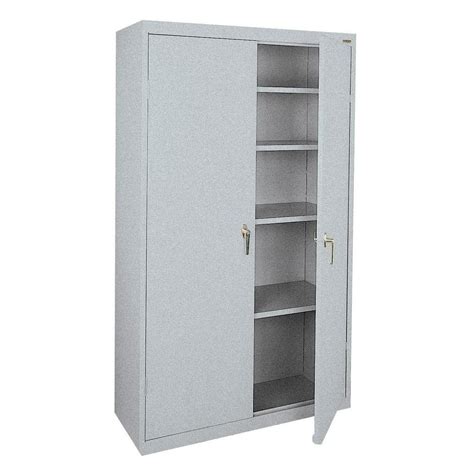 Welded Storage Cabinet with 4 fixed Shelves 